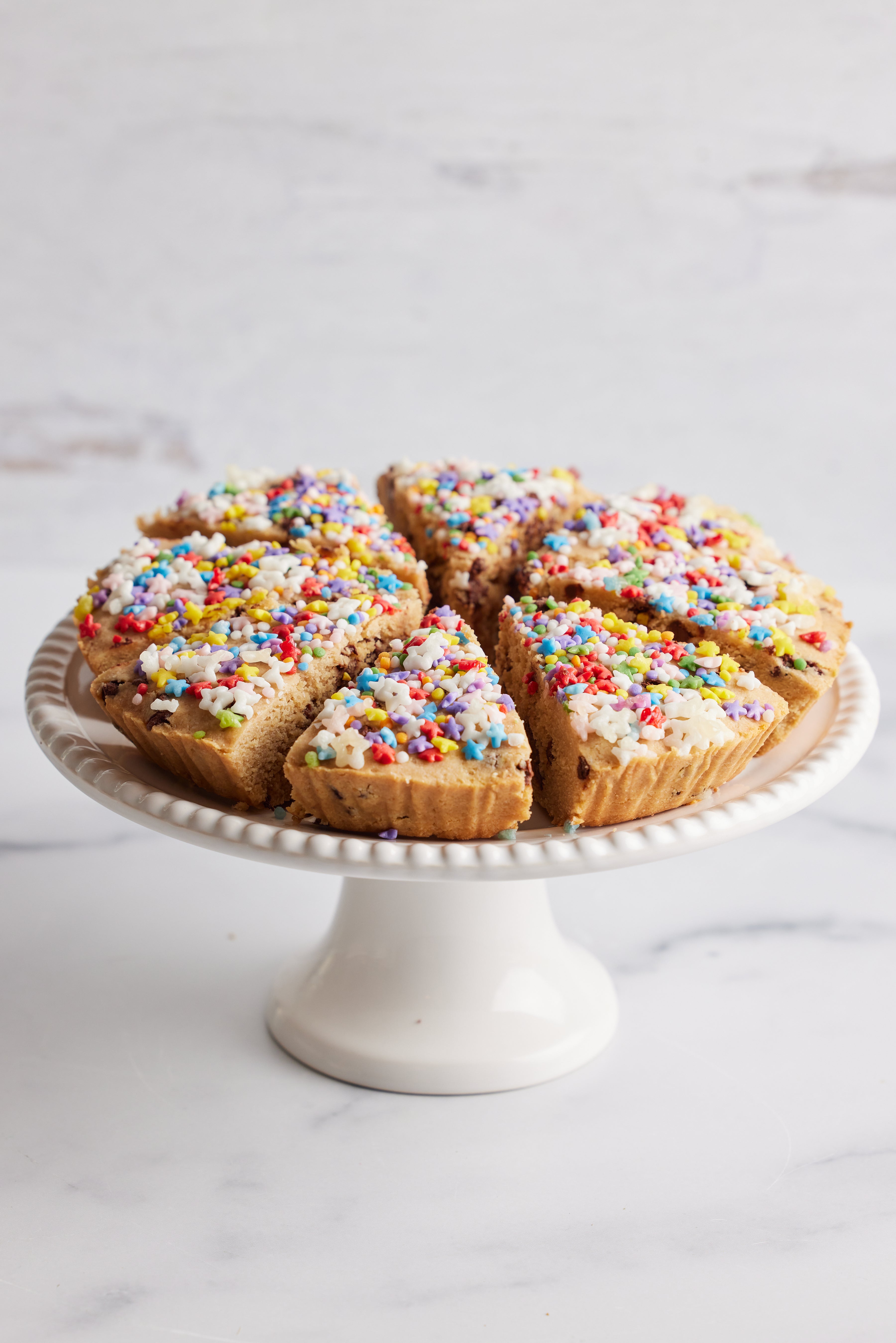 Rainbow Sprinkle Cookie Pie